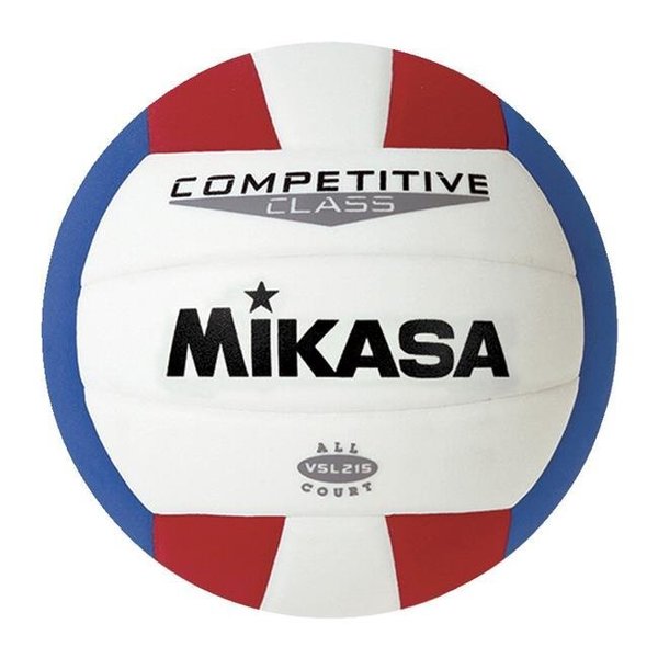 Mikasa Sports Mikasa Sports 1569076 8.25 dia. Synthetic Leather Volleyball - Red; White & Blue 1569076